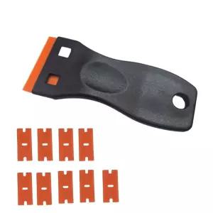 플라스틱 미니 스크래퍼 (본품1p+날10p) 해라 헤라칼 유리창 껌제거 껌떼기