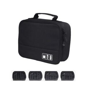 [호환품]EJEAS Vnetphone V4C V6C 심판용 인터콤 여행용 옷장 정리함 케이스 헤드셋 보관 가방 지퍼 액세서