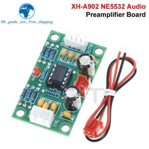 1/3PCS XH-A902 오디오 작동 전치 증폭기 보드 모듈 NE5532 전면 패널 디지털 톤 광범위 전압