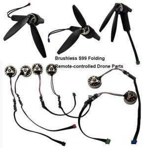 [호환품]범용 접이식 원격 제어 드론 부품 블랙 10 스타일 광학  카메라 DIY RC 액세서리 Brushless S99
