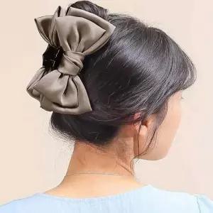 여자 악세사리 왕리본집게핀 헤어리본집게핀 왕리본집게핀 코디 헤어집게핀