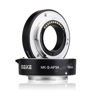 Meike MK-S-AF3A 메탈 오토 포커스 매크로 연장 튜브 10mm (소니호환 미러리스 a6300 a7 a7SII NEX E-마운
