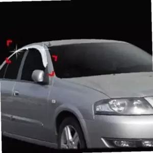 뉴SM3 썬바이저 크롬 선바이저 윈도우 빗물받이 4P