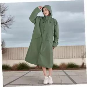 [하프클럽/]우비 트렌드남녀공용바람막이레인코트(XL)그린우의