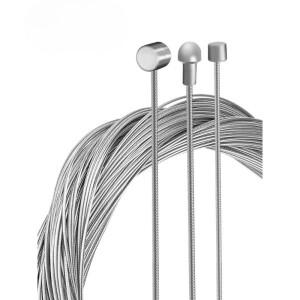 2개 1.6/2M MTB 자전거 브레이크 라인 속도 고정 기어 변속기 케이블 세트 코어 이너 와이어 로드 바이크