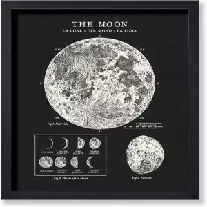 포스터 마스터 빈티지 셀레스티얼 - 레트로 더 문 프린트 달 페이즈 아트 천문학 남성 여성을 위한