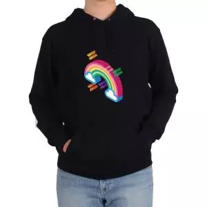 [하프클럽/]후드티 무지개다리 구름 하늘그림 다양한 색상 사이즈
