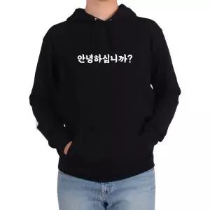 [하프클럽/]후드티 인사말 안녕 hello 한글그림 다양한 색상 사이즈