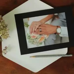 감성 종이액자 4X6 10매 블랙 3P 사진 작품집 선물 (WFKBZVL)