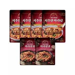 [샘표] 차오차이 시추안 마라탕 500g 4개+마라샹궈 170g 2개