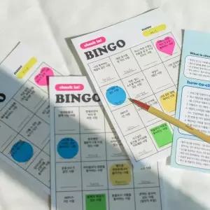 [하프클럽/]아이스브레이킹 빙고 게임 판 30매 질문 대화 레크레이션 아이스