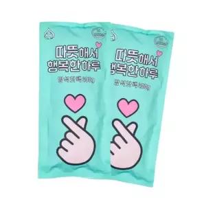 군용핫팩 해피원 손하트 방석핫팩 400g 1개입 국내생산 골프 캠핑 야구 등산 엉뜨