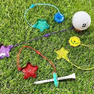 [하프클럽/]숏티대용티조절도넛링 개성만점 높이조절 반짝이는 빛 티용품