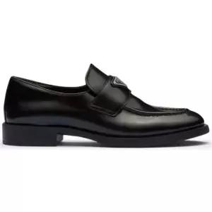 (당일) 25FW 프라다 브러쉬드 블랙 로퍼 1D329N 055 F0002