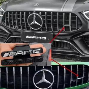 자동차 그릴망 튜닝 메르세데스 벤츠 호환 AMG 로고 X253 X247 W205 W206 W212 W213 W177 W167 GT C63용 프