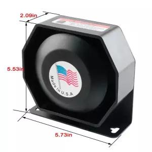 에어혼 화물차 크락션 400W 초박형 자동차 차선 개방 사이렌 트럭 알람 스피커 12V24V 에어 호른 증폭기 경