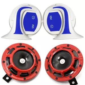 후진벨 화물차 백부져 자동차 달팽이 헬라 슈퍼 시끄러운 컴팩트 전기 발파 톤 에어혼 키트 바이크 오토바