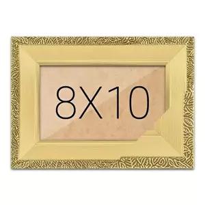 사진액자 8x10 (슬림 앤틱 퓨어골드) 탁상벽걸이 (KYR-WCA7022)