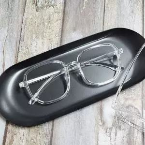 투명 심플 안경테 오각 (WFKBKQ2)