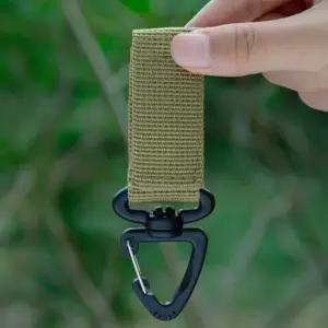찍찍이 카라비너 텐트 타프 고정 연결고리 등산 후크 (WFKBR7B)