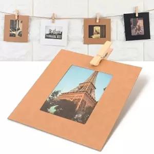 종이액자 세트 소 10P 사진 나무집게 페이퍼 프레임 (KYR-WE5C44C)