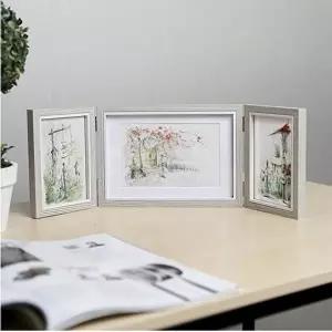 거실 탁자 애인 가족 로망스 접이식 사진 액자 (KYR-W5581A6)