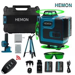 헤몬 16라인 그린 레이저레벨기 수평측정기 풀세트