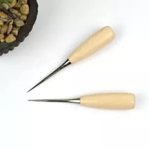 원목 라탄공예송곳 마크라메원목송곳 마크라메 가죽공예도구 (WFKBXVK)