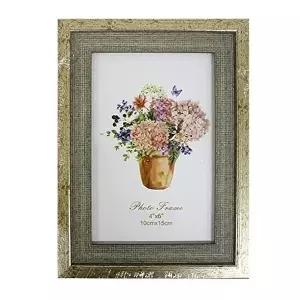 인테리어 골드 테두리 탁상용 엔틱 사진액자 (4x6) (KYR-WCA4E3A)