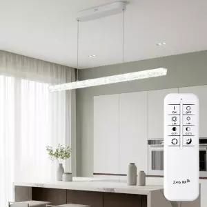 엔젤 라인 리모컨 펜던트 조명 32w LED 색변환 식탁등 1000mm 라인 테이블 조명