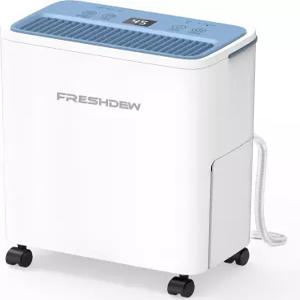 프레시듀 제습기 가정용 30핀트 배수 호스 포함 1500제곱피트 지하 욕실 침실용 0.52갤런 물탱크 오버플로