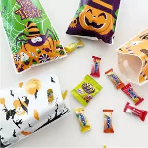 할로윈간식포장 할로윈 간식 비닐백 답례품 선물 간식포장 어린이집 생일 아동 어린이집 선물 구디백 포장