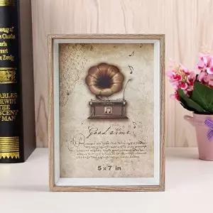 솔리드 우드프레임 사진 액자 5x7 탁상 포토액자 (KYR-WC2F1A6)