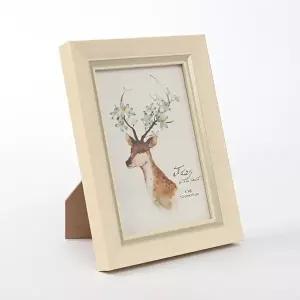탁상용액자 모던프레임 사진 액자(4x6) (베이지) 탁상 (KYR-WB9ED07)