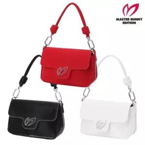 MASTER BUNNY 여성 메탈 심볼 투웨이 미니백 E1BG-107
