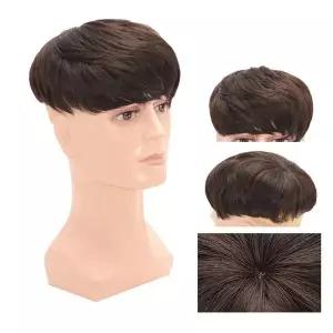 [하프클럽/]내츄럴 남자가발 헤어커버 부분가발 정수리 자연스러운