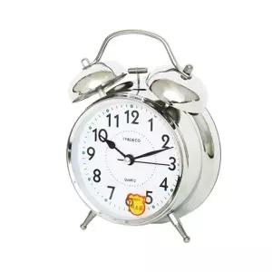 금속 저소음 탁상시계 1P 건전지 자명종 책상 시계 (KYR-WB30DC8)