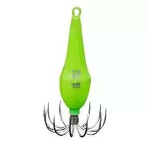 고품질 keyword6 18호 형광 바늘 쭈꾸미 카즈 18호 에기 미끼 (WFKBN63)