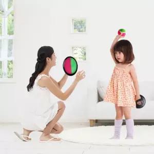 공던지기 야외 캠핑 공놀이 놀이 공 이캐치볼 세트 이공 캐치볼 공받기 찍찍이볼 찍찍이