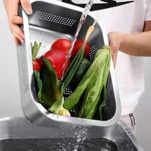 대형 세척 바구니 세척바구니 야채 펀칭볼 스텐 채반 메쉬