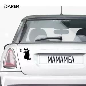 먹어볼까 자동차캣스티커 IY 자동차스티커 캣 차량용 S (WFKC0A1)