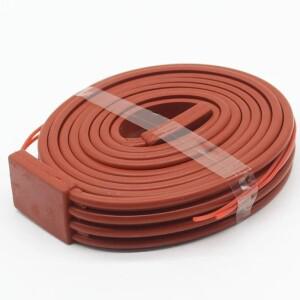 12 24 110 220 V AC DC 15 25 30 50 mm 1-20 미터 방수 플렉시블 실리콘 히터 스트립 벨트 동결 방지 파이