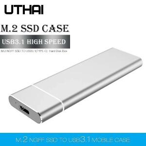 M.2 NGFF SSD용 USB3.1 타입 C 인클로저 모바일 하드 디스크 박스 USB-C HDD 케이스 2230/2242/2260/2280