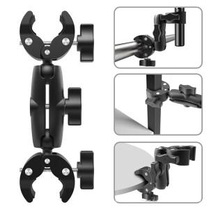 고프로호환 인스타360 호환 One X2 X3 스포츠 카메라 액세서리 바이크 오토바이 자전거용 더블 클립 크랩