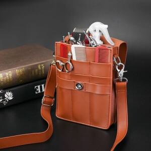 PU 가죽 헤어 가위 가방 클립 1 개 미용 이발사 홀스터 파우치 홀더 케이스 허리 벨트