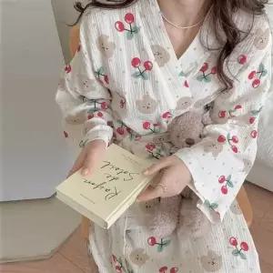 고품질 체리앤베어 로브 빅사이즈 샤워가운 빅사이즈로브 (WFKBWDD)