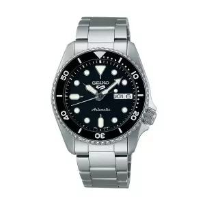 [세이코알바]세이코 남성 남자 블랙 실버 오토매틱 메탈시계 SRPK29K1