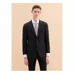갤럭시 Prestige 울 솔리드 레귤러핏 수트 재킷 - 블랙 GA4701P135 1127504