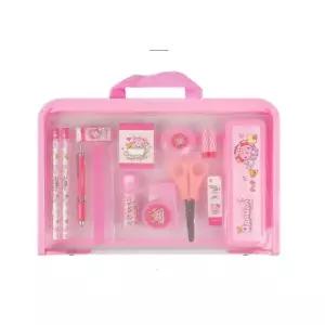 지퍼가방문구선물세트2 핑크 1박스 44개