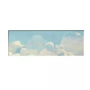 북유럽 현관 거실 복도 폭좁은 갤러리 아치형 구름 벽시계 배경 벽화 장식화